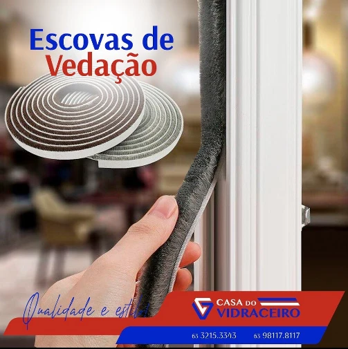 Escova de Vedação para Esquadrias