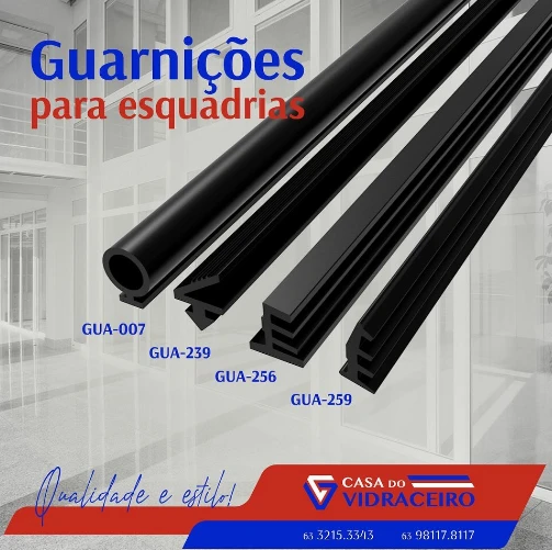 Guarnições para Esquadrias