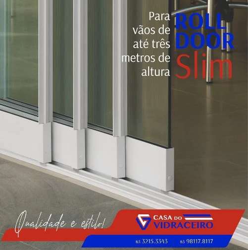 Sistema de Fechamento Roll Door Slim